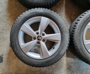 ALU kola+pneu ŠKODA"Deneb"PIRELLI zimni 185/60/R15 6.0J ET - 8