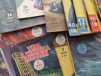 Větší Mn. Retro časopisů, věda a technika mládeží 1958-1984 - 8