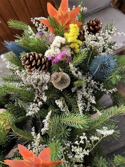 Dušičky ručně vyráběné dušičkové dekorace - 8