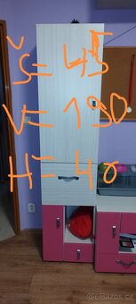 Prodám dětskou postel + matrace + nábytek - 8