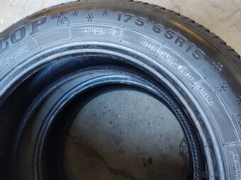 175/65 R15 - ZIMNÍ PNEU 6-7mm - zn.DUNLOP - 2 KUSY - 8