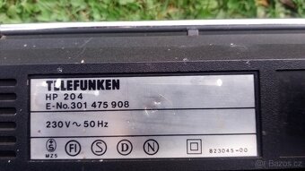 Retro kazeťák TELEFUNKEN HP 204 - 8