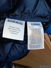 Vatovaná bunda Napapijri Aerons modro-černá - 8