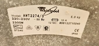 Pračka Whirlpool s vrchním plněním - 8