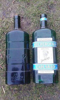 becherovka lahev velká lahev reklamní becherovka - 8