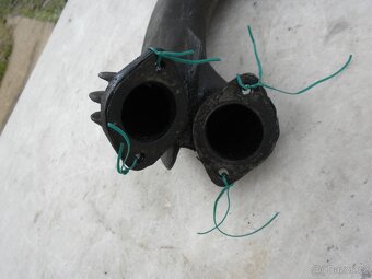 JAWA VILLIERS výfukové koleno chobot nálezový stav - 8