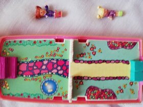 Sada - mini Polly Pocket rozkládací domeček s panenkami - 8