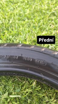 Prodám motocyklové pneumatiky Pirelli (přední + zadní) - 8