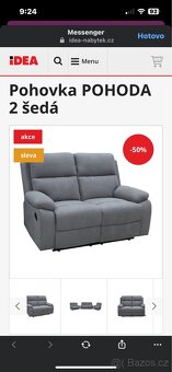 Polohovatelná pohovka - 8