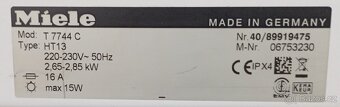 Kondenzační sušička prádla Miele - 8