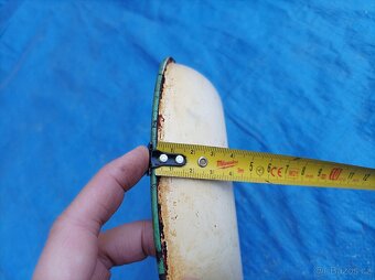 Smaltovaná žlutá mísa, průměr 20 cm - 8