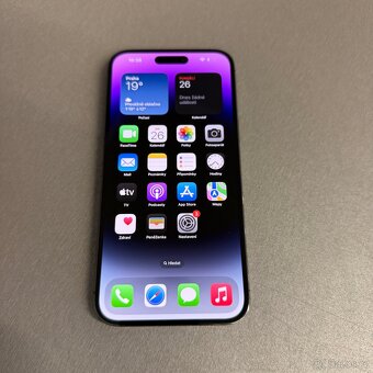 iPhone 14 Pro Max 128GB deep purple, pěkný stav, rok záruka - 8