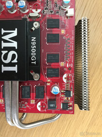prodám GPU MSI 9500GT sběratelský kousek s pasivem - 8