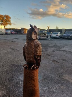 Dřevěné sochy do zahrady - 8