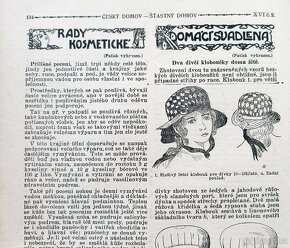 Časopis ŠŤASTNÝ DOMOV, kompletní ročník 1921, svázaný - 8
