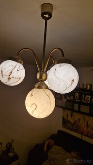 ART DECO LUSTR-ŽÍHANÉ KOULE - 8