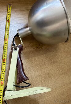 Stará lampa INDUSTRIÁLNÍ polohovací FUNKČNÍ lékařská - 8