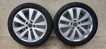 Alu kola VW 17" 5x112, letní Continental 225/45R17 - 8