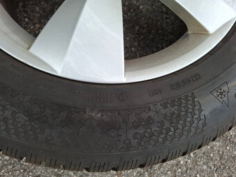 Orig. zimní alu Škoda 5x112 - Continental 215/65 R17 Kodiaq - 8