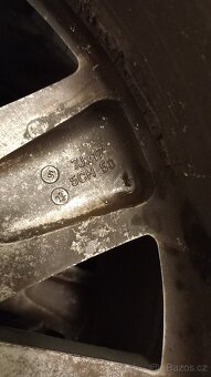 Alu kola 5x108 R17 zimní pneumatiky 225x50 R17 - 8