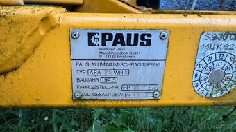 Výsuvný stavební žebřík  PAUS ASA 25WH-K - 8