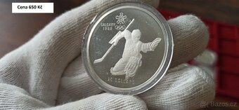 Kanada stříbrné 20 Dollars OH Calgary 1988. - 8