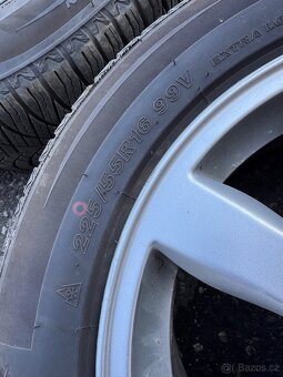 Alu Volvo R16 5x108 ET 50 7J + pneu 225/55/16 - 8