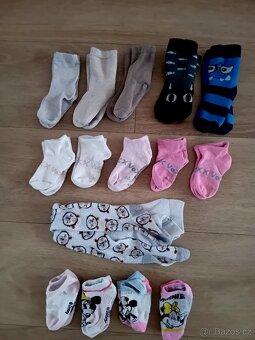 Balík celoročního oblečení holčička 86-92 + boty - 8