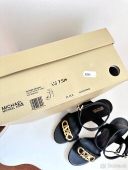 Kožené sandály na podpatku Michael Kors ( Nové s cenovkou) - 8