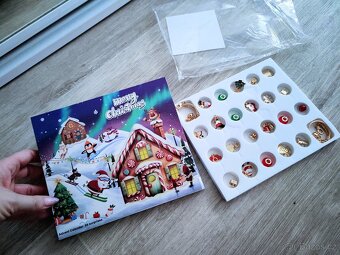 Vánoční adventní kalendář, různé druhy, náramky a přívěsky - 8