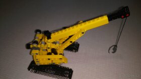 Lego Technics: Letadlo, Bagr, Jeřáb, figurky, autíčka, kybl - 8
