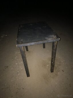 Bytelný kovový stůl / ponk / pracovní stůl (111x71x85cm) - o - 8