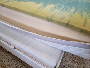 Kvalitní bytelné dvoulůžko Masiv 200x200x58 výška - 8