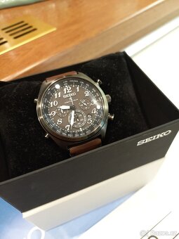 Zánovní SEIKO Prospex SSG015 solar, rádiový signál, chrono. - 8