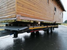 Vlek přívěs podvalnik tandem nájezdy nápravy SAF - 8