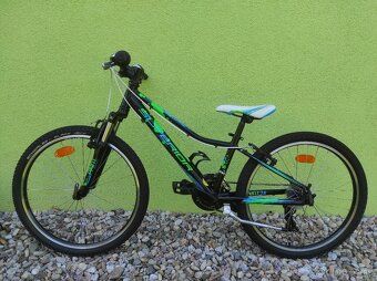 Značkové dětské horské kolo Superior 24 "(černá/zelená) - 8