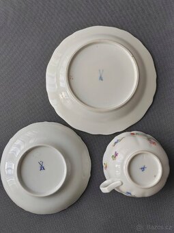 Úžasný porcelánový kávový set od manufaktury Meissen - 8