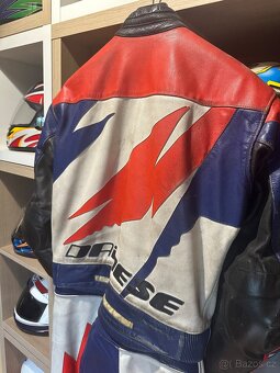 Kožená kombinéza Dainese vel.54, youngtimer, retro - 8