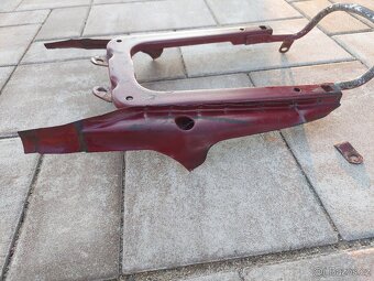 Jawa CZ 175 kyvacka - podsedlovy ramecek s madlem - 8