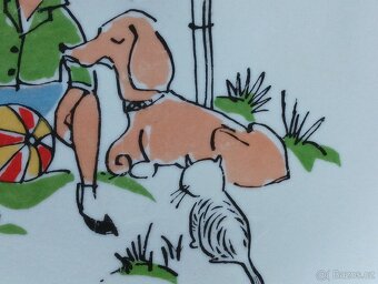 DĚTSKÝ PORCELÁNOVÝ TERMOTALÍŘ FRANCIE - 8