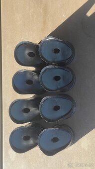 pletivo poplastované hnědé 180cm, sloupky a příslušenství - 8