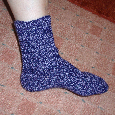 Vlněné ručně pletené ponožky - velikost 38-39 - 8