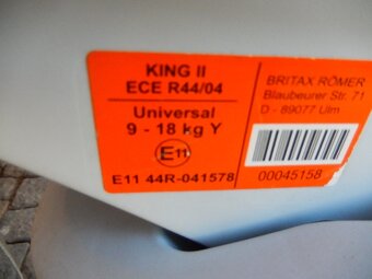 Autosedačka Romer, 9-18kg, velmi zachovalá, funkční - 8