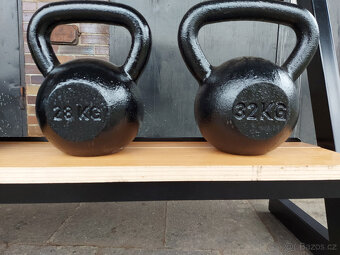 Ocelolitinový profi kettlebell 4- 32kg - 8