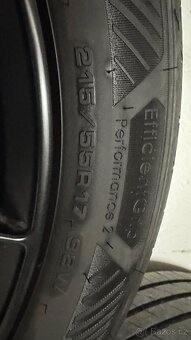 215/55R17 - Dotz Spa Black 7,5x17- 5x108, ET48, top stav - 8