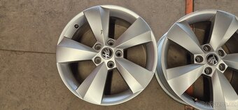Alu kola originál Škoda 5x112 6,5x17 ET38 565 601 025 J - 8