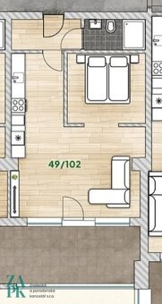 Prodej apartmánu 2+kk/T, 64m2, Lipno nad Vltavou - 8