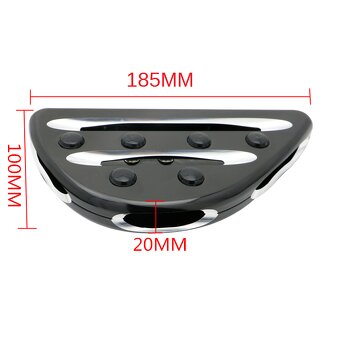 Masívní plotny řidiče spolujezdce chopper,cruiser. - 8