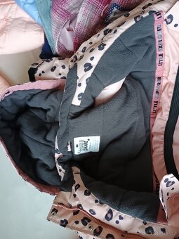 Zimní dívčí bundy, kabátek, podzimní bundy, zateplené legíny - 8