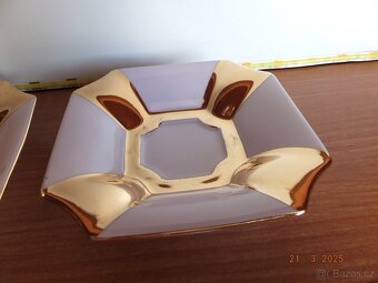 Růžový porcelán šapo Empír H&C Chodov. - 8